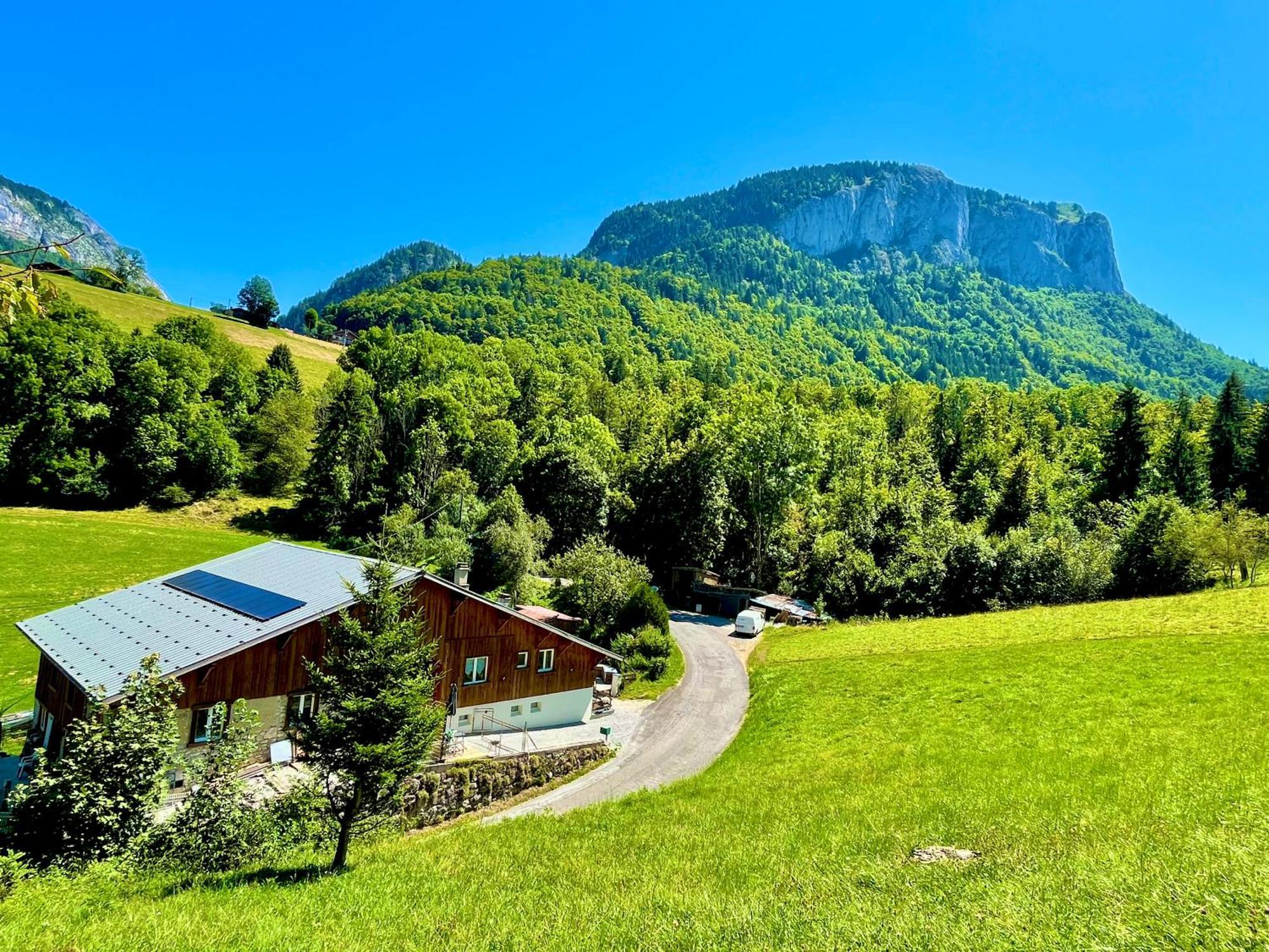 Appartement Dans Maison Familiale Bellevaux ภายนอก รูปภาพ